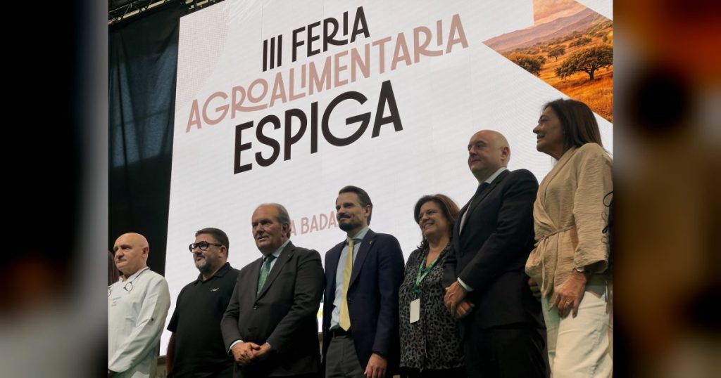 Abel Bautista llama a "sacar el orgullo extremeño para promocionar lo nuestro" en la inauguración de la Feria Espiga en Badajoz