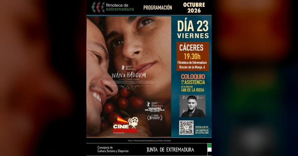 La Filmoteca de Extremadura reúne este jueves y viernes cine internacional, arquitectura y dos encuentros especiales con cineastas y actores