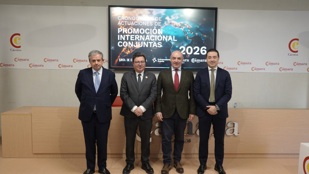 Guillermo Santamaría presenta las actuaciones conjuntas de internacionalización con las cámaras de comercio para el 2026 con una inversión de 2,5 millones de euros