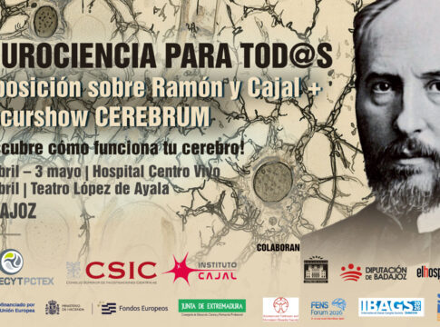 Badajoz acoge un programa de divulgación en neurociencia del 14 de abril al 3 de mayo