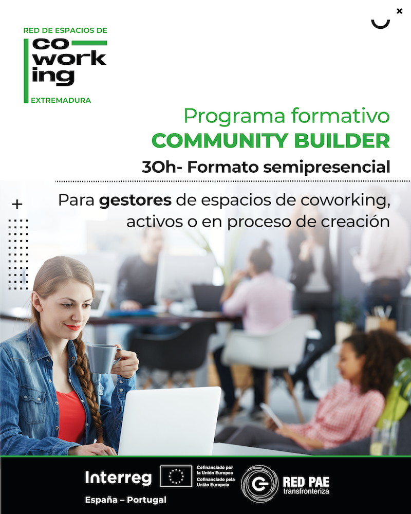 La Red de Espacios de Coworking de Extremadura lanza una formación especializada para profesionalizar la gestión de estos entornos
