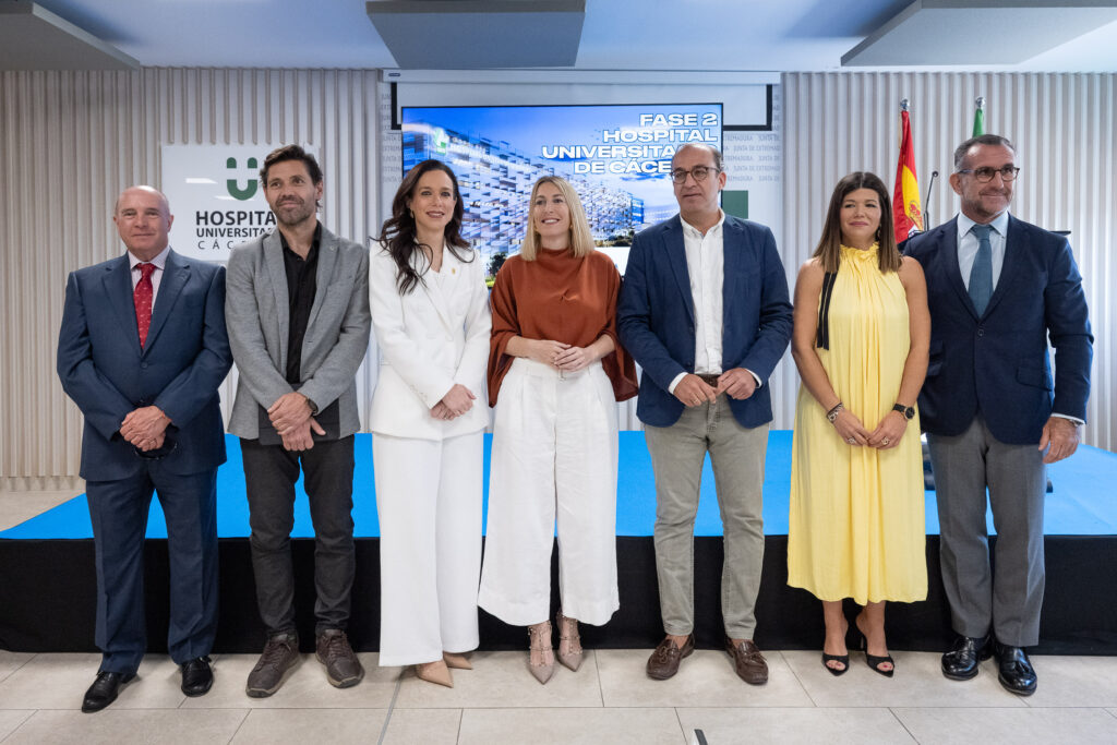 La Junta de Extremadura presenta la segunda fase de la ampliación del Hospital Universitario de Cáceres