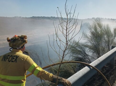 El plan INFOEX ha intervenido en 27 incendios forestales durante la última semana