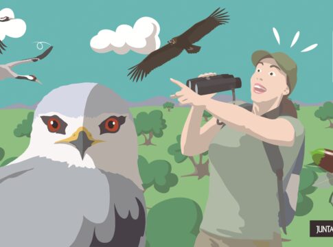 Extremadura muestra su fortaleza como destino de turismo ornitológico en la feria británica Global Birdfair