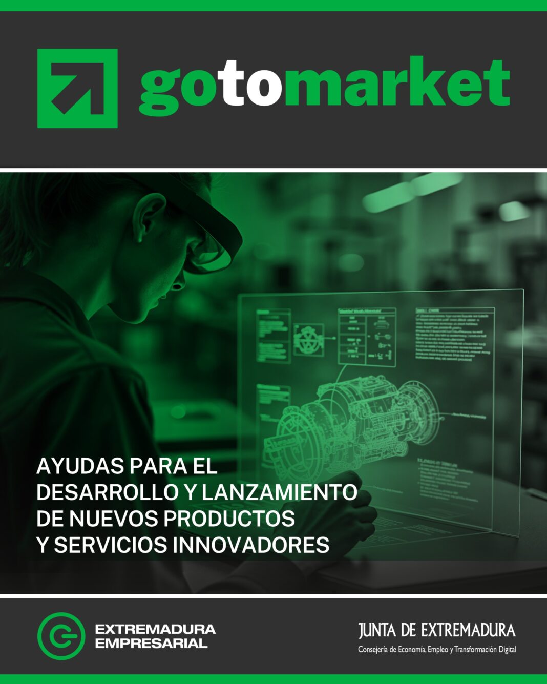 La Junta de Extremadura amplía en 1,37 millones de euros el presupuesto de las ayudas GoToMarket para empresas