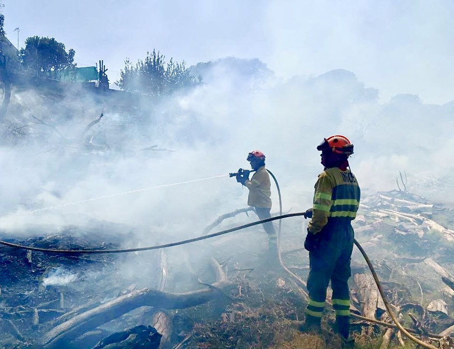 El Plan Infoex interviene en 15 incendios forestales durante la última semana
